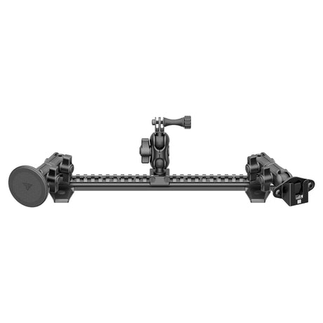 2010-2024 Toyota 4Runner Tackform Assault Track Picatinny Dash Bracket With MagSafe Phone, GoPro/Action Camera, & 2-IN-1 CB Mic Holder - Xtrusion Overland