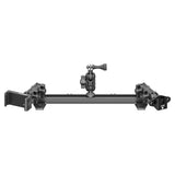 2010-2024 Toyota 4Runner Tackform Slim Track Dash Bracket With 20LITE Phone, GoPro & 2-in-1 CB Mic Holders - Xtrusion Overland
