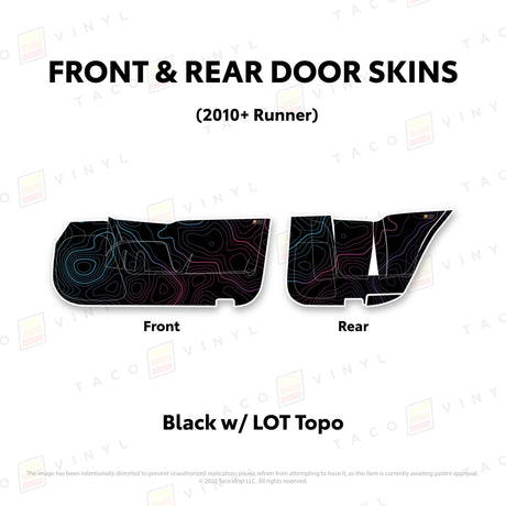 2010-24 4Runner Door Skins (Lower Section) - Xtrusion Overland