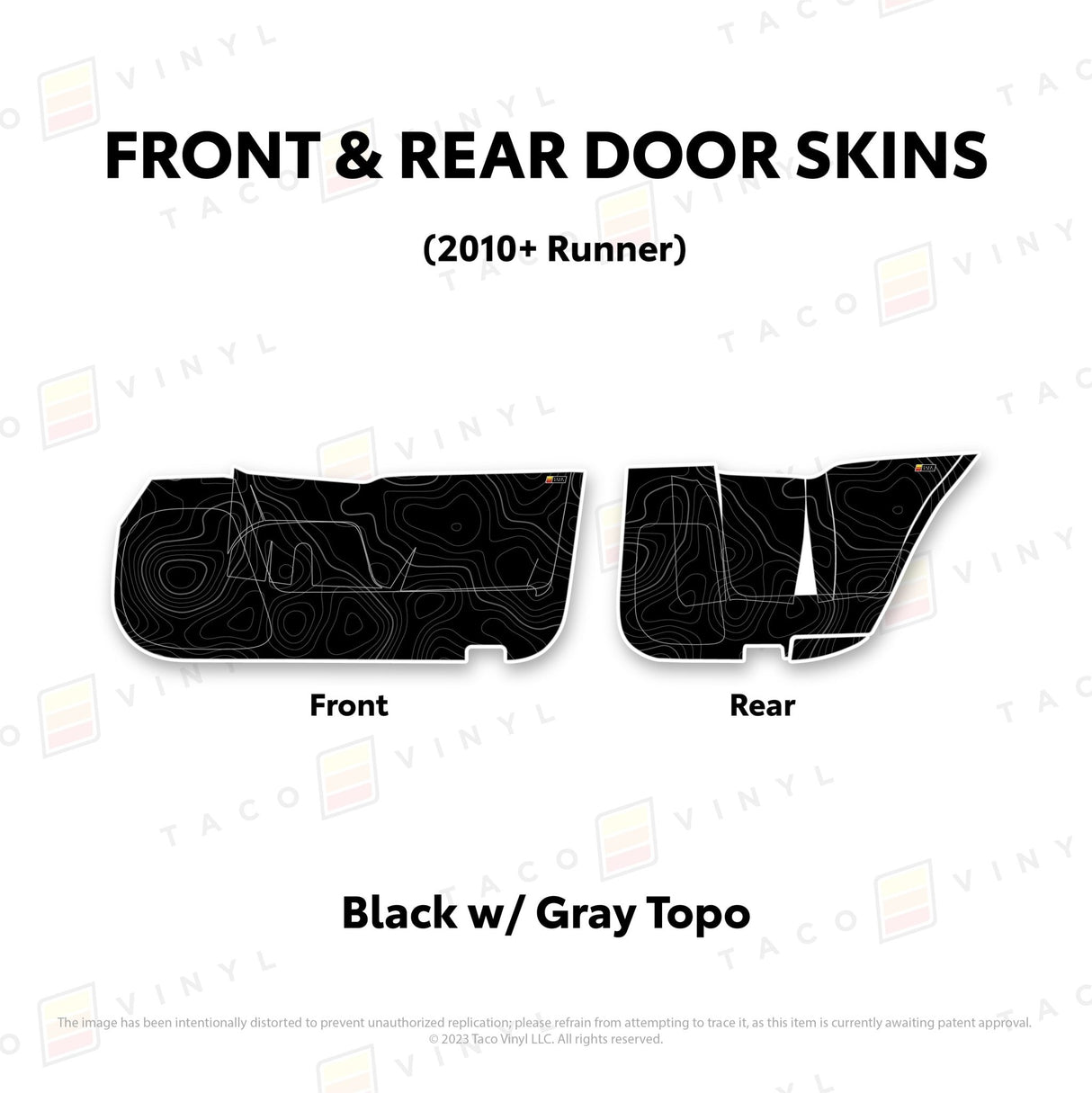 2010-24 4Runner Door Skins (Lower Section) - Xtrusion Overland