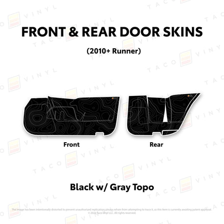 2010-24 4Runner Door Skins (Lower Section) - Xtrusion Overland