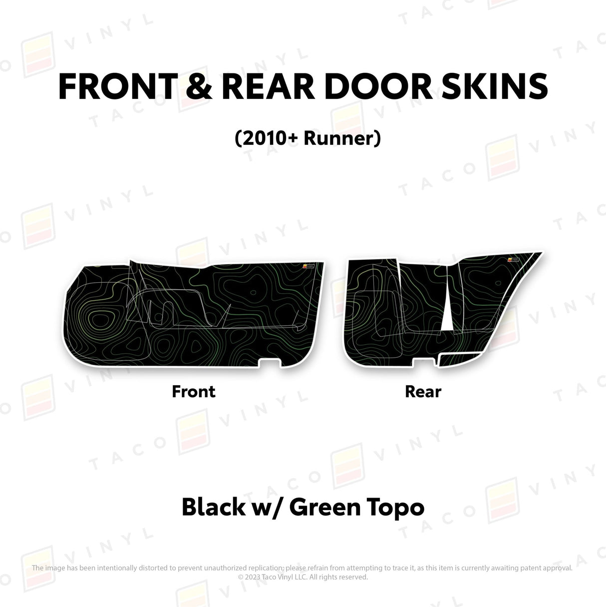 2010-24 4Runner Door Skins (Lower Section) - Xtrusion Overland