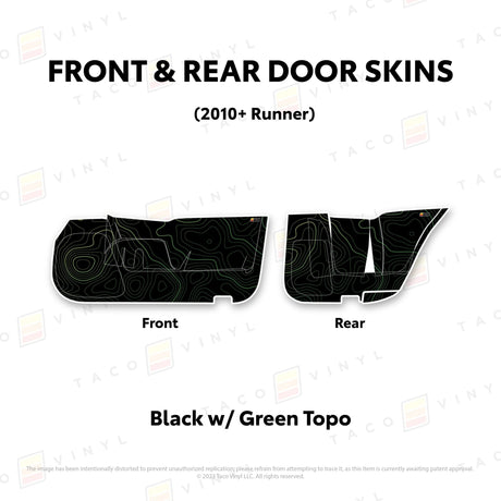 2010-24 4Runner Door Skins (Lower Section) - Xtrusion Overland