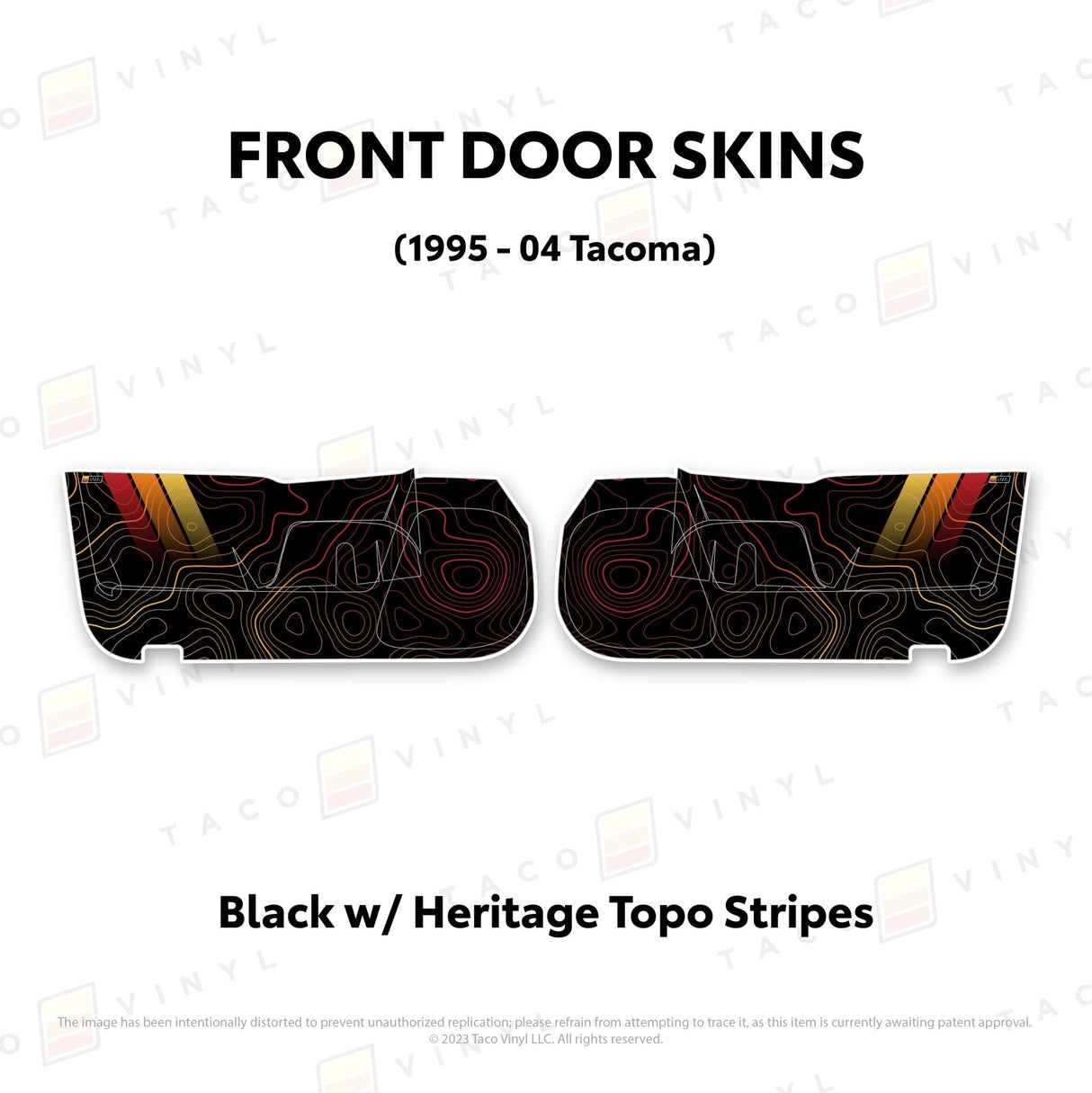 2010-24 4Runner Door Skins (Lower Section) - Xtrusion Overland
