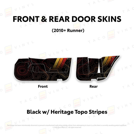 2010-24 4Runner Door Skins (Lower Section) - Xtrusion Overland