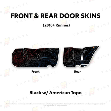 2010-24 4Runner Door Skins (Lower Section) - Xtrusion Overland