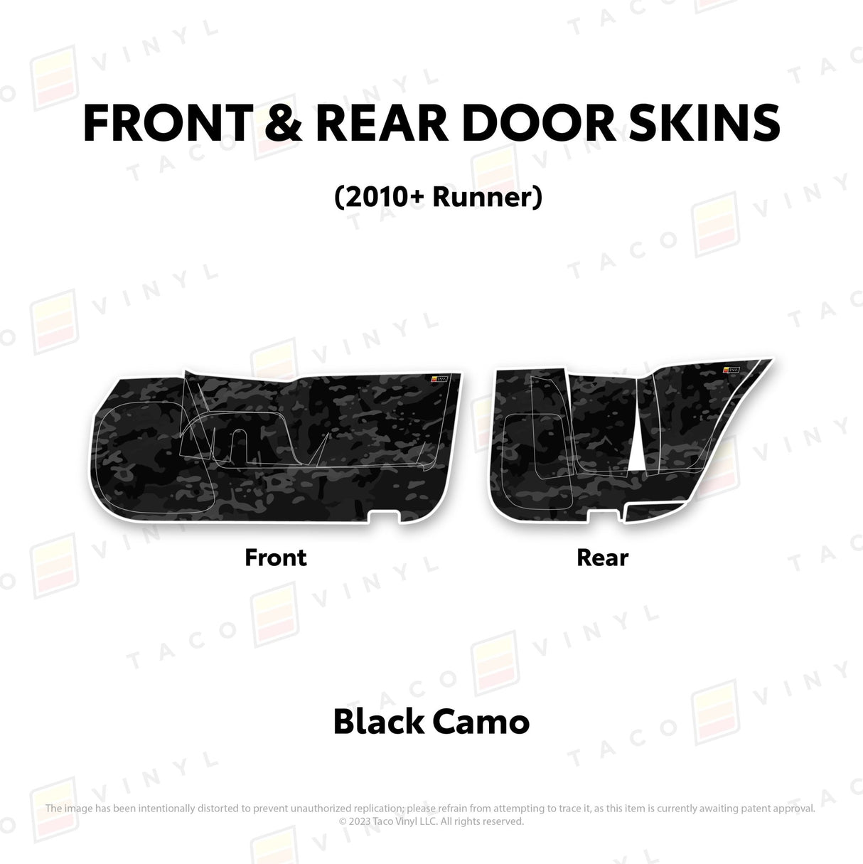 2010-24 4Runner Door Skins (Lower Section) - Xtrusion Overland