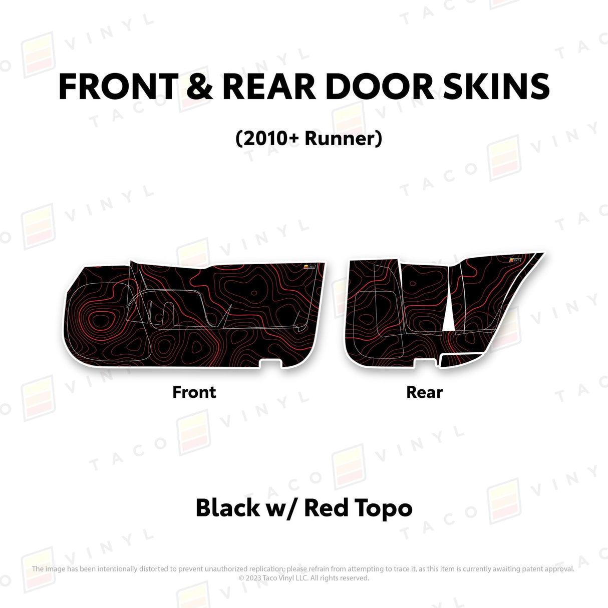 2010-24 4Runner Door Skins (Lower Section) - Xtrusion Overland