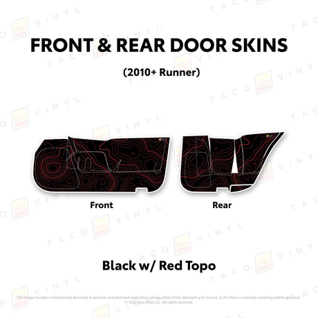 2010-24 4Runner Door Skins (Lower Section) - Xtrusion Overland