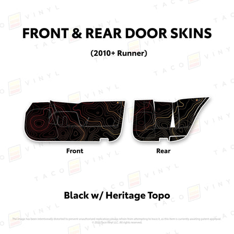 2010-24 4Runner Door Skins (Lower Section) - Xtrusion Overland