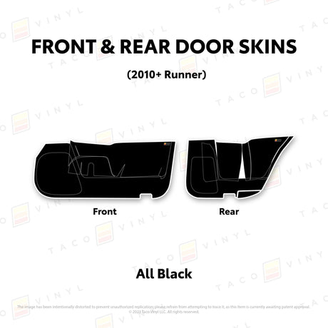2010-24 4Runner Door Skins (Lower Section) - Xtrusion Overland