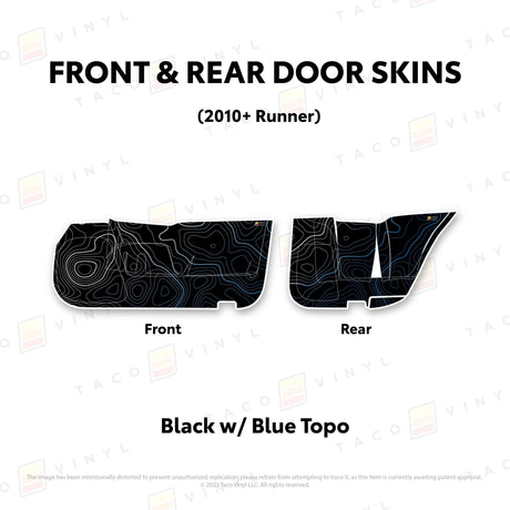 2010-24 4Runner Door Skins (Lower Section) - Xtrusion Overland