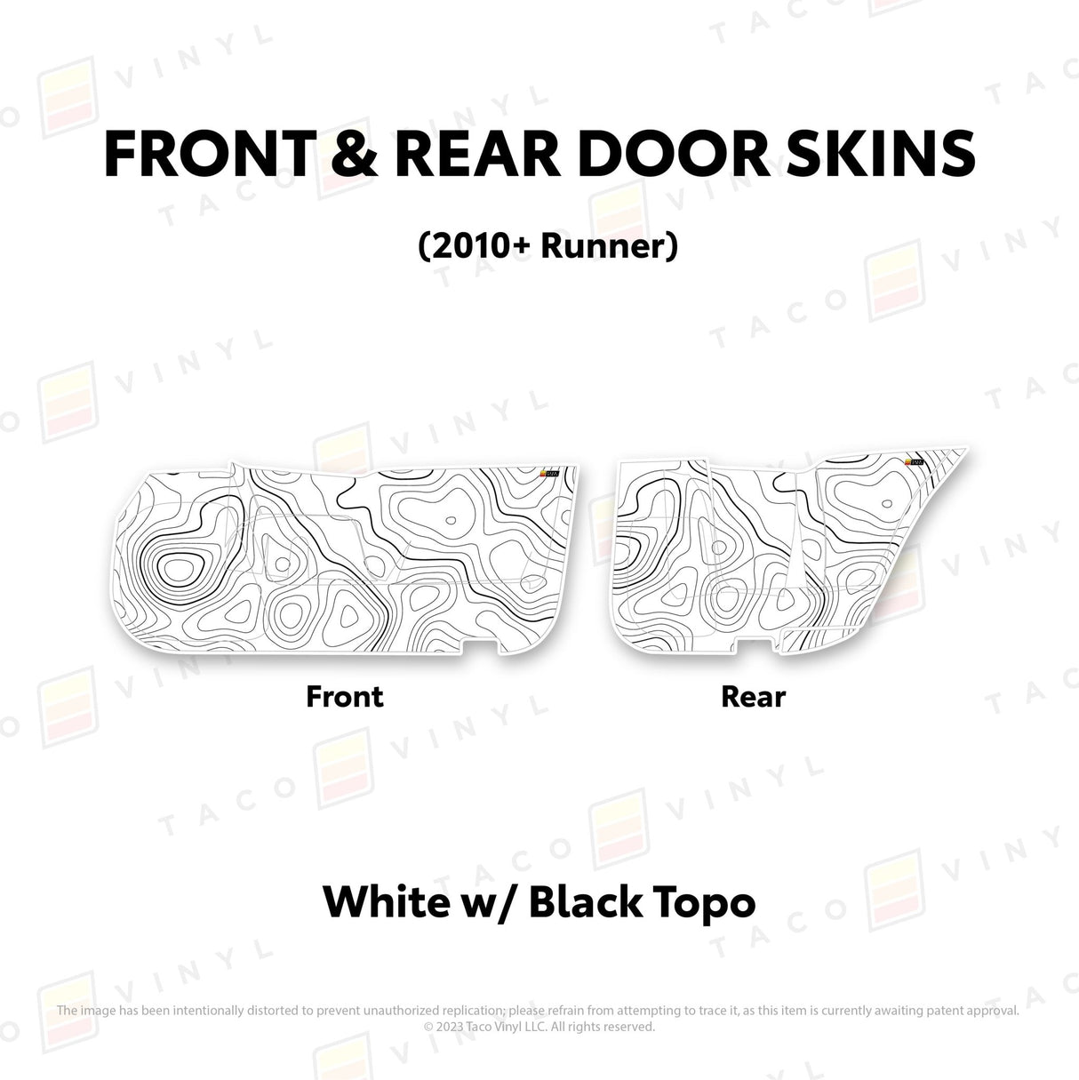 2010-24 4Runner Door Skins (Lower Section) - Xtrusion Overland