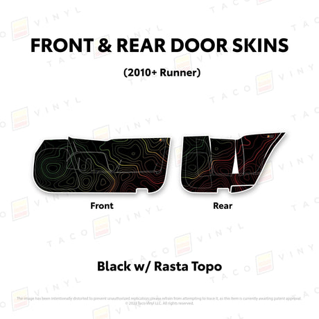 2010-24 4Runner Door Skins (Lower Section) - Xtrusion Overland