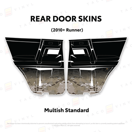 2010-24 4Runner Door Skins - Xtrusion Overland