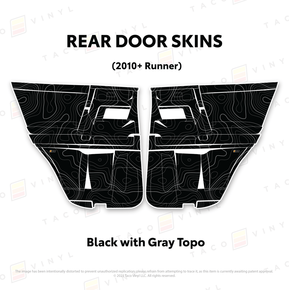2010-24 4Runner Door Skins - Xtrusion Overland