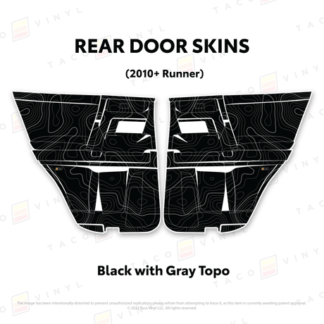 2010-24 4Runner Door Skins - Xtrusion Overland