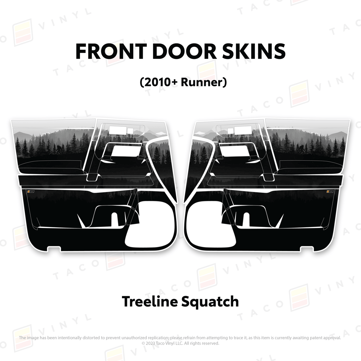 2010-24 4Runner Door Skins - Xtrusion Overland
