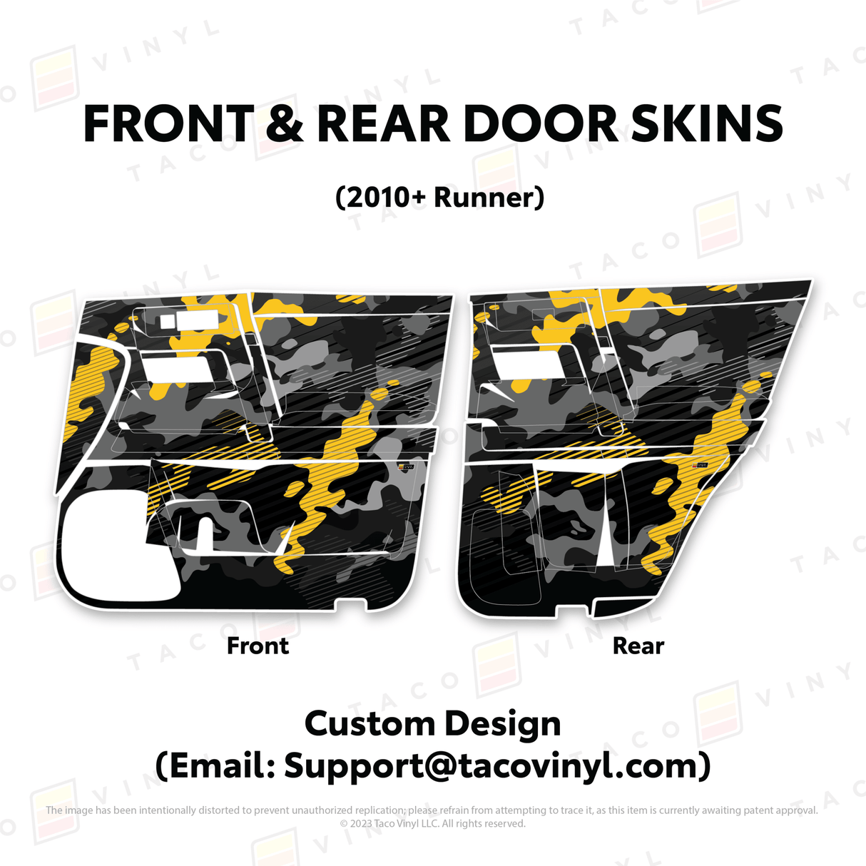 2010-24 4Runner Door Skins - Xtrusion Overland