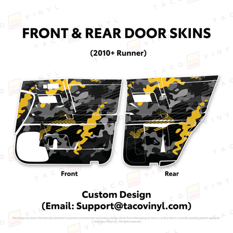 2010-24 4Runner Door Skins - Xtrusion Overland