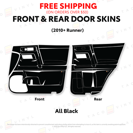 2010-24 4Runner Door Skins - Xtrusion Overland