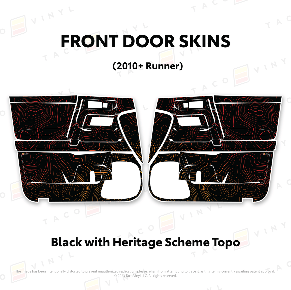2010-24 4Runner Door Skins - Xtrusion Overland
