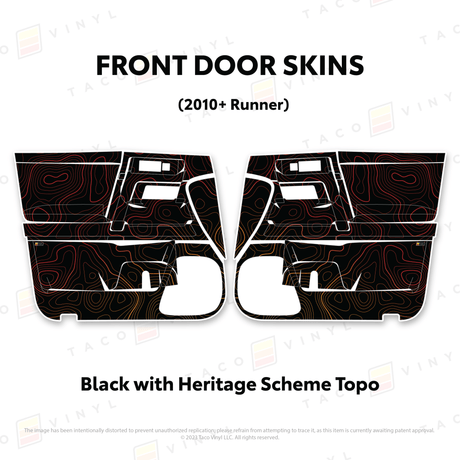 2010-24 4Runner Door Skins - Xtrusion Overland
