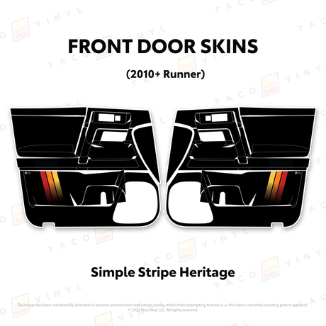 2010-24 4Runner Door Skins - Xtrusion Overland
