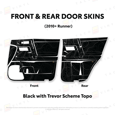 2010-24 4Runner Door Skins - Xtrusion Overland