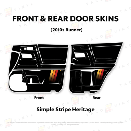 2010-24 4Runner Door Skins - Xtrusion Overland