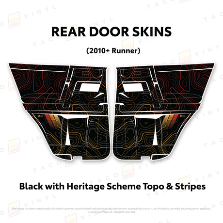 2010-24 4Runner Door Skins - Xtrusion Overland