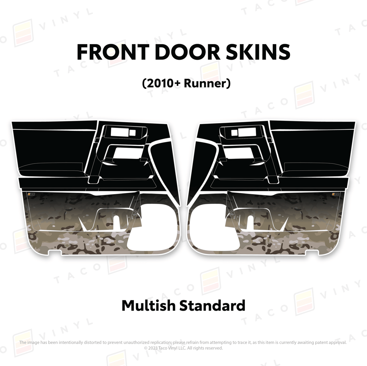 2010-24 4Runner Door Skins - Xtrusion Overland