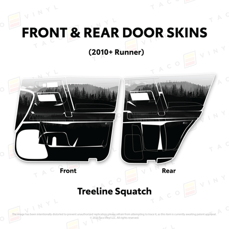 2010-24 4Runner Door Skins - Xtrusion Overland