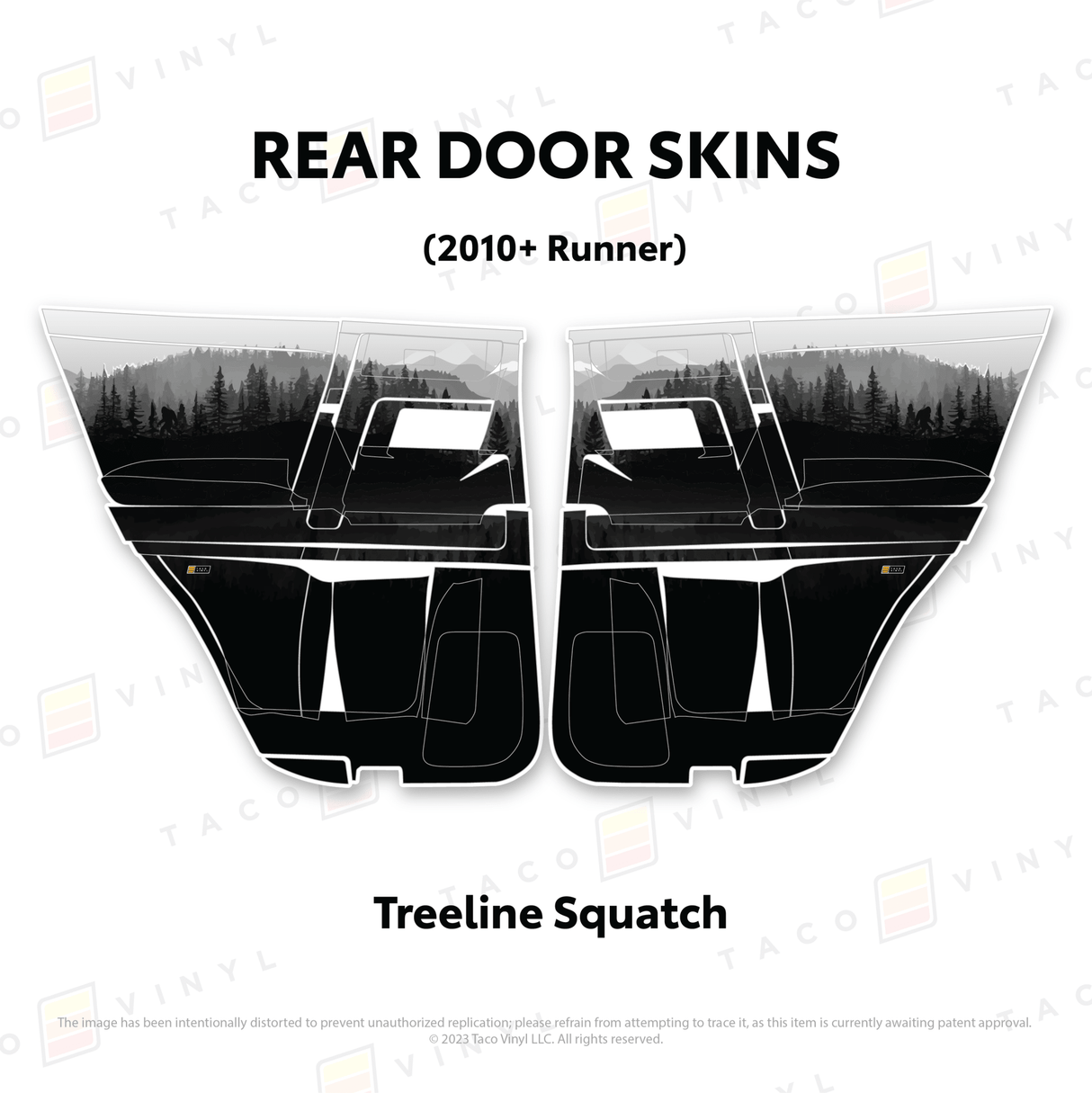 2010-24 4Runner Door Skins - Xtrusion Overland