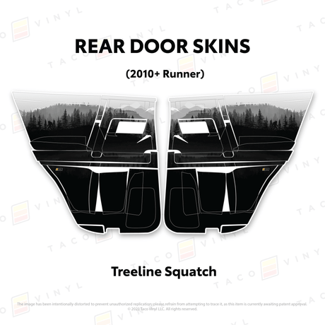 2010-24 4Runner Door Skins - Xtrusion Overland