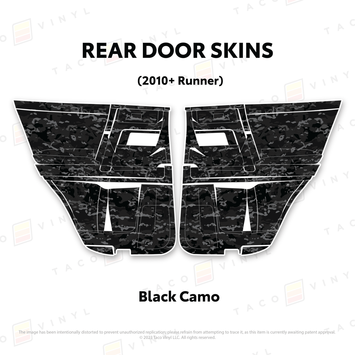 2010-24 4Runner Door Skins - Xtrusion Overland