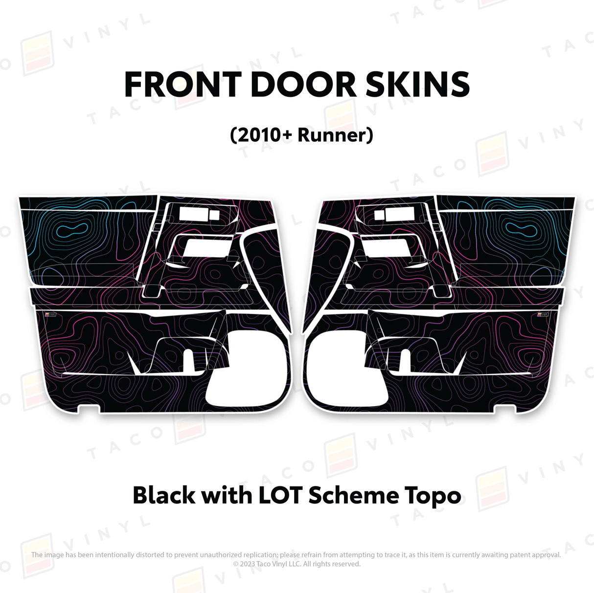 2010-24 4Runner Door Skins - Xtrusion Overland