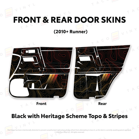 2010-24 4Runner Door Skins - Xtrusion Overland