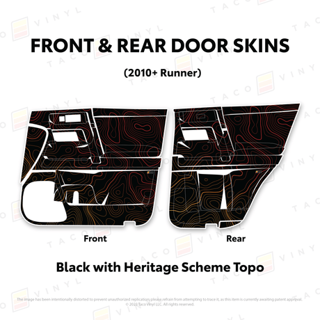 2010-24 4Runner Door Skins - Xtrusion Overland