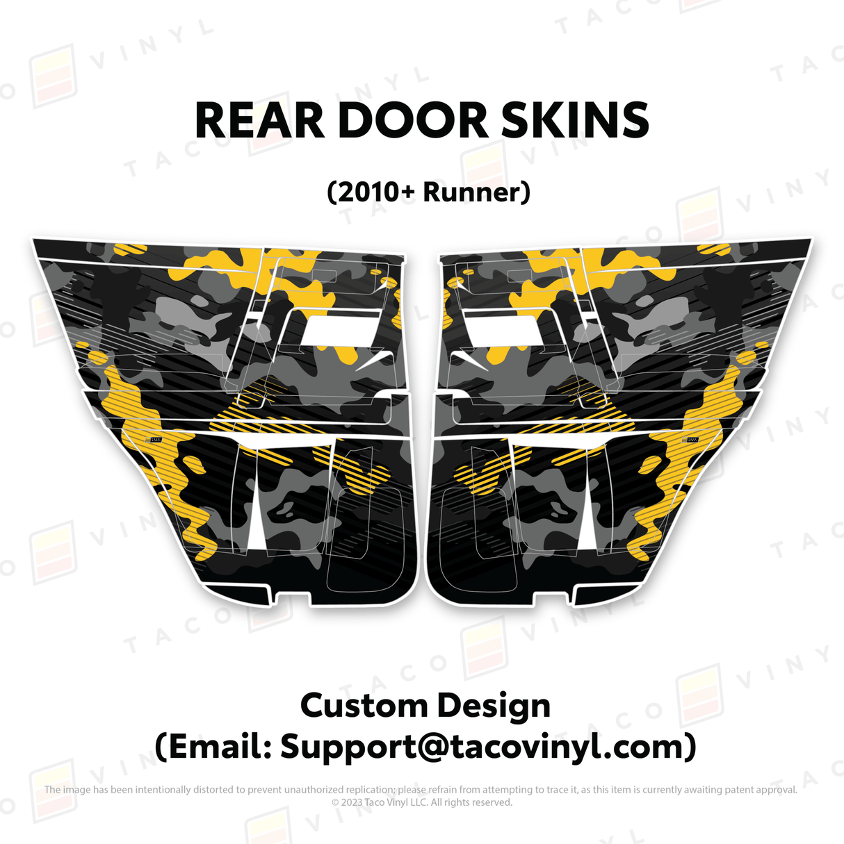 2010-24 4Runner Door Skins - Xtrusion Overland