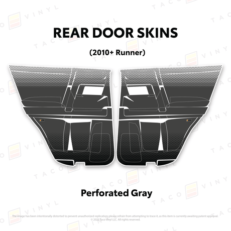 2010-24 4Runner Door Skins - Xtrusion Overland