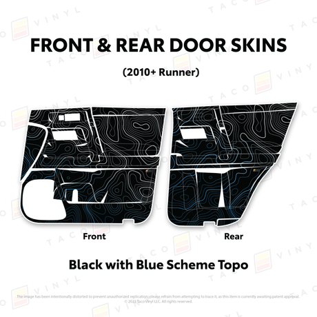 2010-24 4Runner Door Skins - Xtrusion Overland