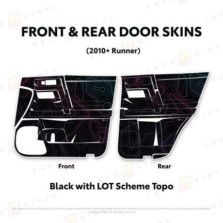 2010-24 4Runner Door Skins - Xtrusion Overland