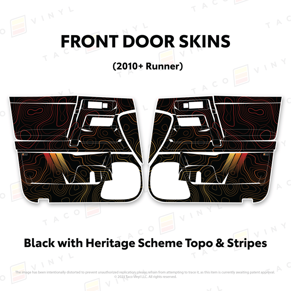 2010-24 4Runner Door Skins - Xtrusion Overland
