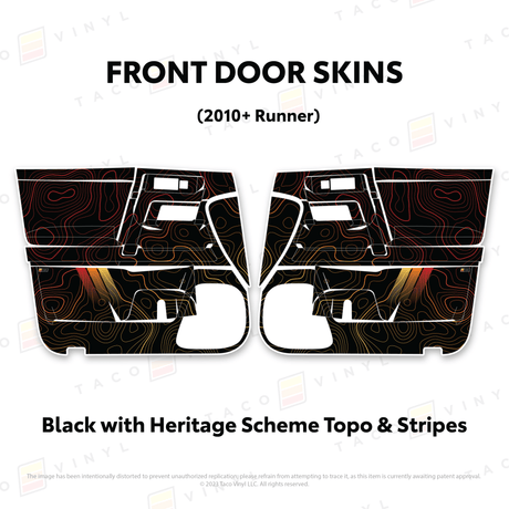 2010-24 4Runner Door Skins - Xtrusion Overland