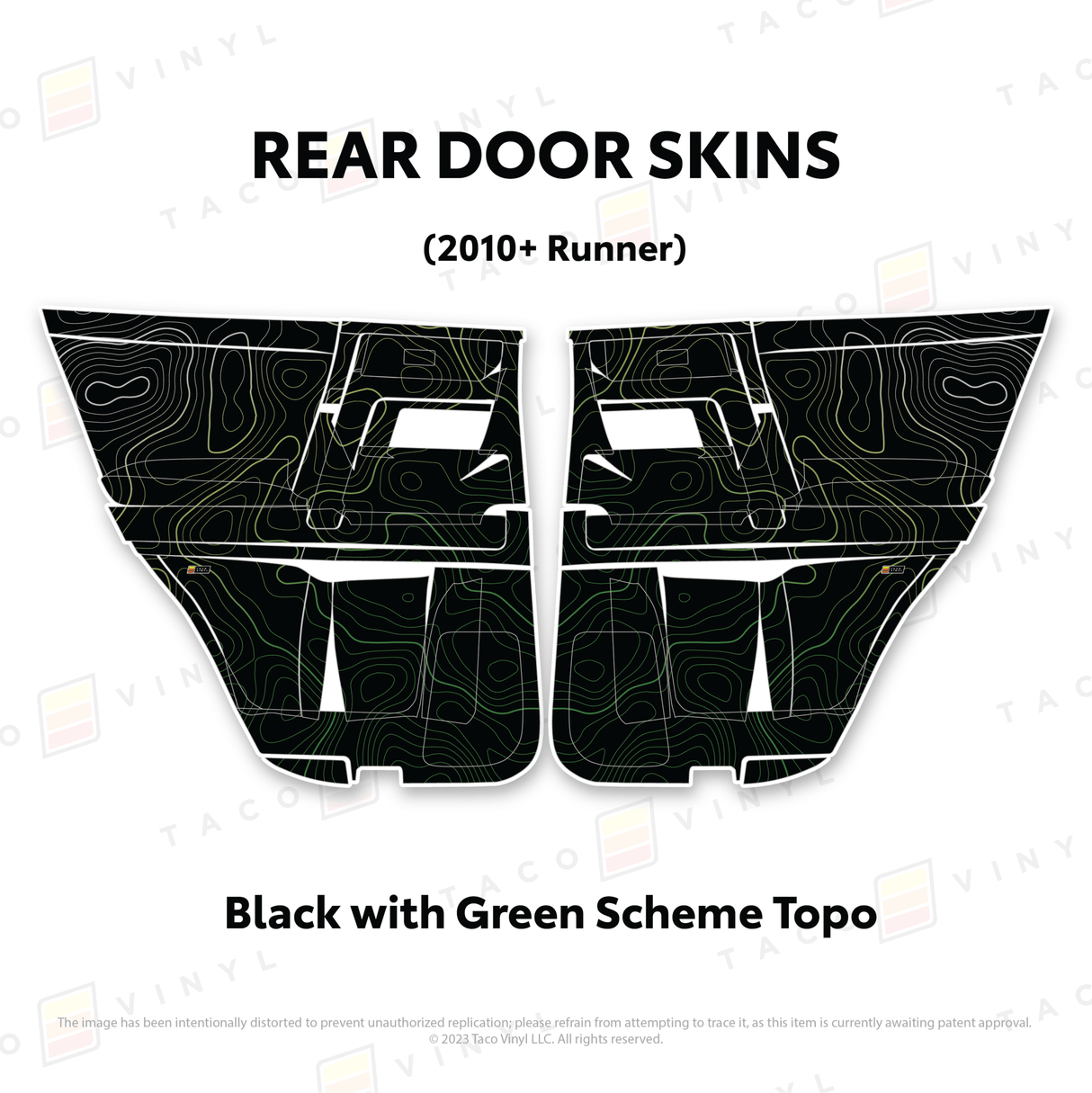 2010-24 4Runner Door Skins - Xtrusion Overland