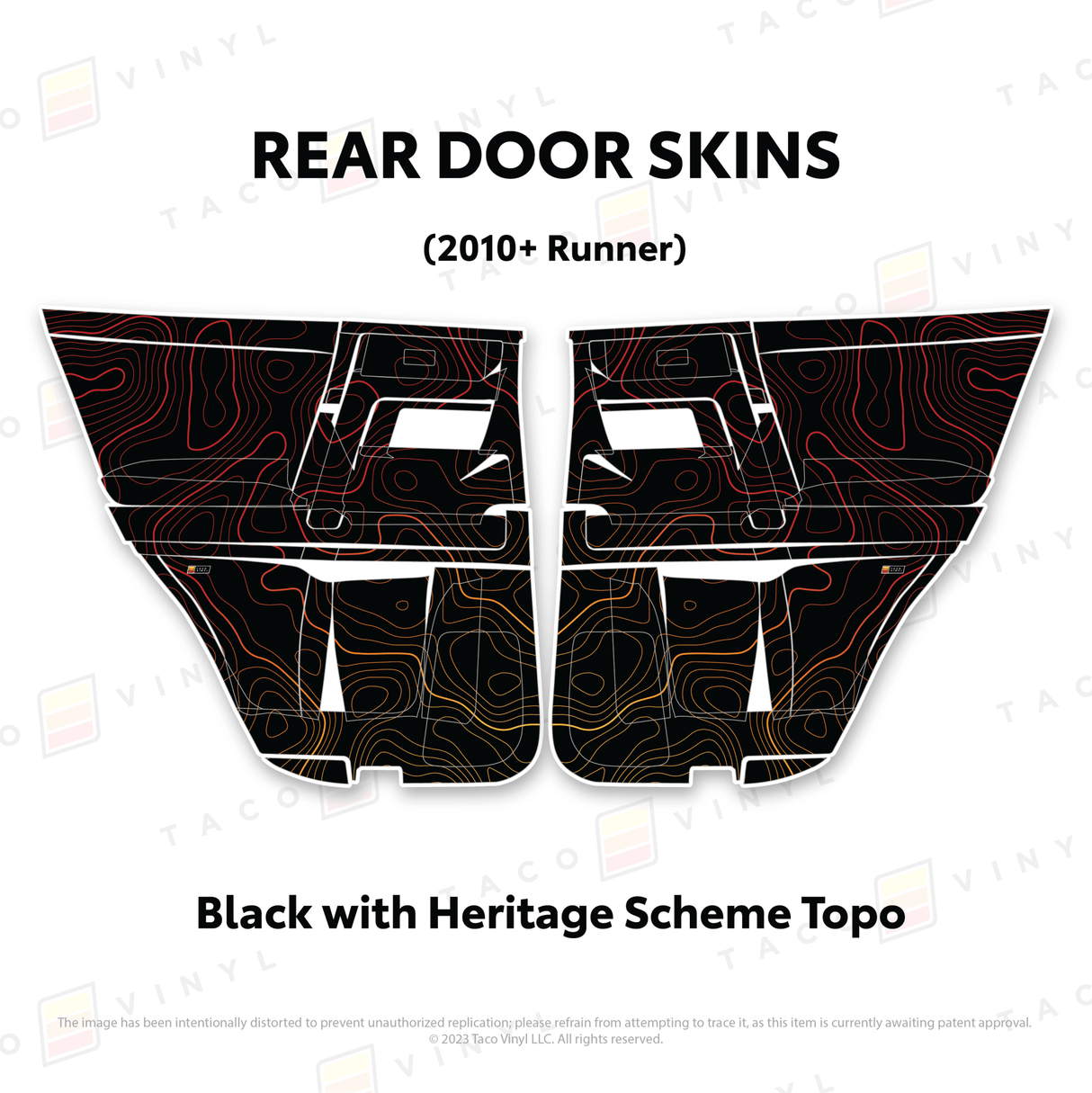 2010-24 4Runner Door Skins - Xtrusion Overland