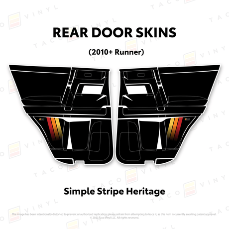 2010-24 4Runner Door Skins - Xtrusion Overland