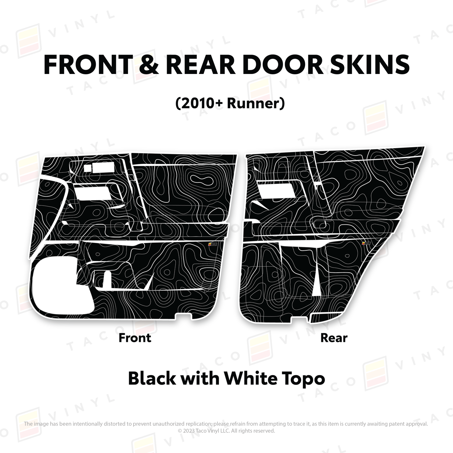2010-24 4Runner Door Skins