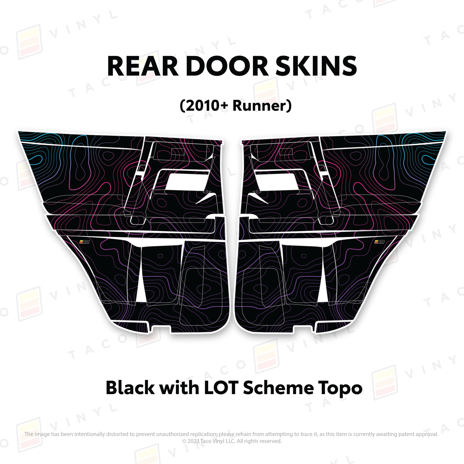 2010-24 4Runner Door Skins